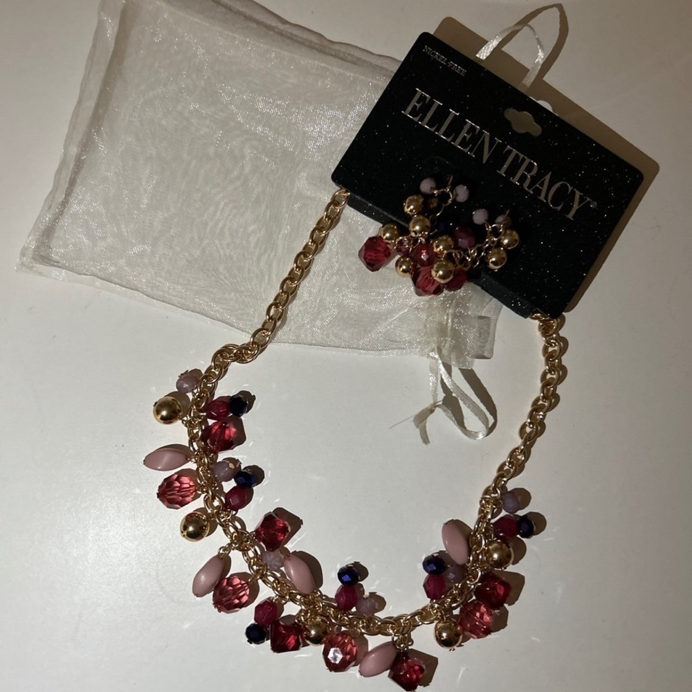 Ellen Tracy Necklace & Earring Duo/Set